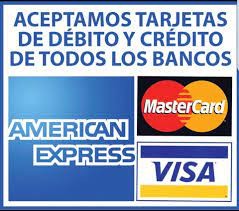 Aceptamos todas las tarjetas de crédito y débito 1.gif