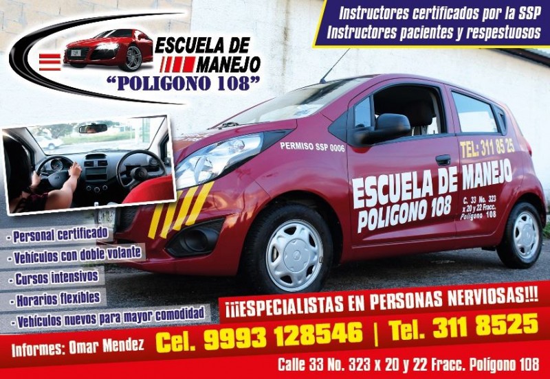 Escuela de Manejo Poligono 108