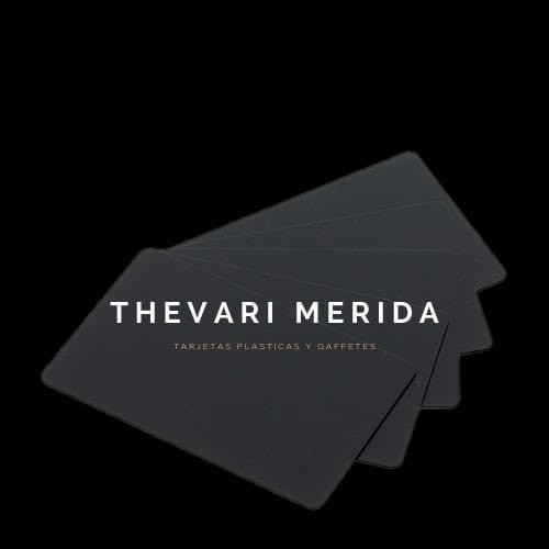 Tarjetas plásticas y gafetes Thevari Merida